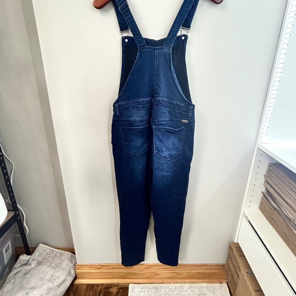 Kan Can Los Angeles Women's Denim‎ Blue Overall Jeans Size Medium - Picture 3 of 9